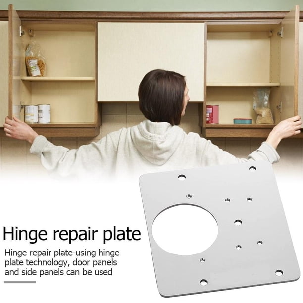 Gabinete Armario Muebles Cajón Ventana Acero Bisagra Reparación Placa Hardware Wdftyju Libre de BPA
