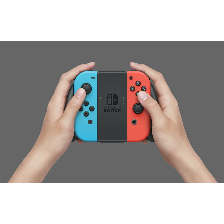 Nintendo Switch Bundle: Nintendo Switch Console Blue & Red Joy-Con + Purple  & Orange Joy-Con Controllers + Plants vs. Zombies Nintendo Switch 