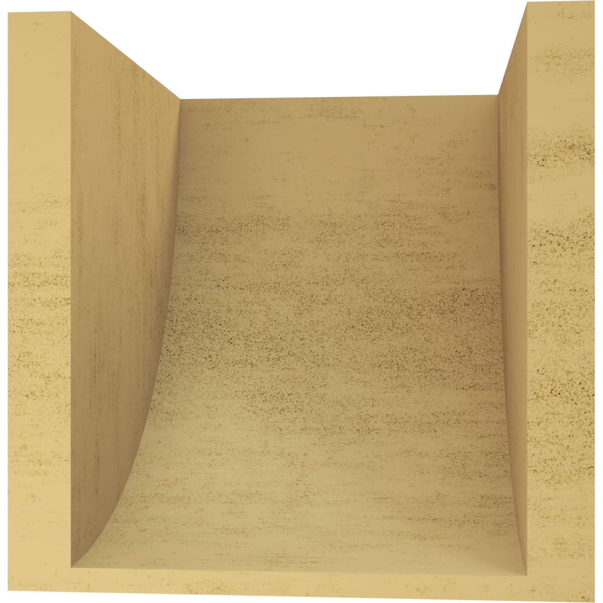 9"W x 9"D x 9"H Wide Durham Rough Cedar Woodgrain TimberThane Corbel, Primed Tan