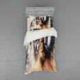 thumbnail image 2 of Ambesonne Colorful Bedding Set 4 Pcs, Old Feather, Queen, Multicolor, 2 of 3