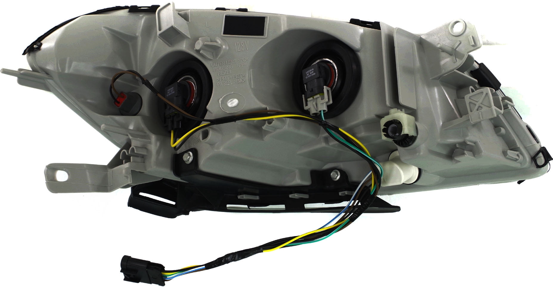 Headlight Compatible With 2008-2012 Chevrolet Malibu Left Driver Halogen With bulb(s)