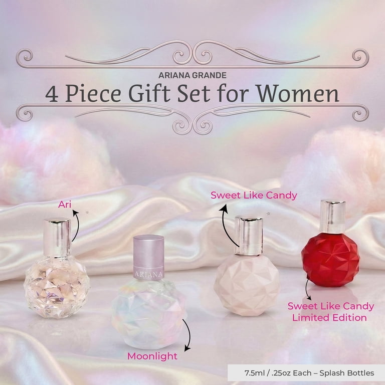 Ariana Grande 4 Piece Gift Set Eau De Parfum Splash Sweet Like