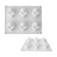 thumbnail image 4 of YIEMEEN 6-Cavity Mouse Shaped Silicone Mold Mousse Cake Mold Homes Baking DIY Supplies, 4 of 6