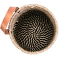 thumbnail image 6 of Wall Hanging Storage Baskets - Small Cotton Rope Woven Closet Storage Bins-Shelf Basket Organizer for Plants, Towels,Toys - 6.3" x 7" (Jute), 6 of 12