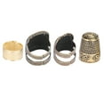 thumbnail image 6 of ACOUTO Fingertip Thimble, Sewing Thimble Set, Small 4pcs Beautiful For Needlework Fingers, 6 of 8