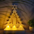 Silicone Craft Mould 3D Candle Holder Candlestick Molds Christmas Tree