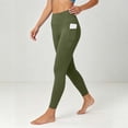 thumbnail image 7 of Xinsrenus Women's High Waist Stretchy Capri Yoga Leggings Wide Elastic Waistband Pants Workout Outdoor Casual Bottoms, 7 of 7
