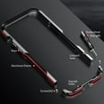 thumbnail image 2 of Aluminum Frame Metal Bumper Frame Slim Hard Case Cover for Apple iPhone 14 Pro , Metal Frame Armor Bumper, Raised Edge Protection for iPhone 14 Pro 6.1 inch 2022,Red, 2 of 6