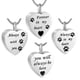 thumbnail image 5 of Shape Pta Acero inoxidable Cremación cineraria cineraria cineraria Cenizas Colgante Cadena , Siempre corazón Siempre corazón Yinane Memorial de la cremación, 5 of 8