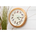 thumbnail image 2 of Reloj de pared Mark Feldstein Audubon, pájaro cantor, madera de roble, 13 cm, 2 of 6