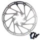 thumbnail image 1 of Rotores de disco de freno de acero inoxidable de 180 mm y 6 pernos para bicicleta de montaña y carretera, 1 of 5