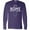 Purple, variant on Inktastic It's Home State of New Jersey Outline Long Sleeve T-Shirt