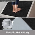 thumbnail image 5 of JAATOP Doormat Indoor 32"x 48", Dirt Trapper Entryway Rugs, Washable Welcome Mat for Inside, Entryway Rug Floor Mats Machine Washable, Black, 5 of 9
