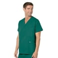 thumbnail image 3 of Landau Essentials Men's Classic Fit V-Neck Five Pocket Scrub Top, Style 7489, 3 of 4