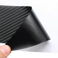 thumbnail image 4 of SPRING PARK Universal Sill Scuff Protecting Cover Car Rear Bumper Bar Sticker for MK6 Black, 4 of 7