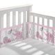 thumbnail image 1 of Forro de malla BreathableBaby para cunas de tamaño completo Safari Fun Girl, 1 of 6