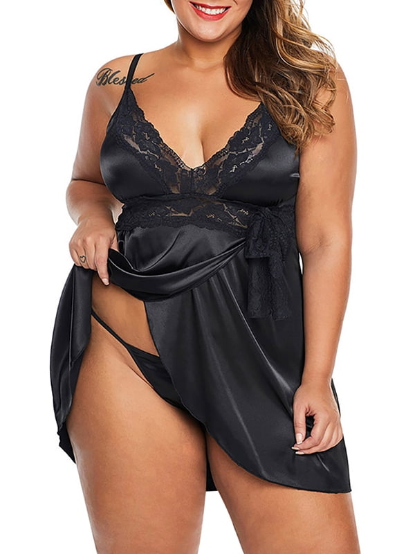 plus size sexy night dress