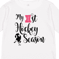 thumbnail image 4 of Inktastic My 1st Hockey Season Girls Long Sleeve Toddler T-Shirt, 4 of 5