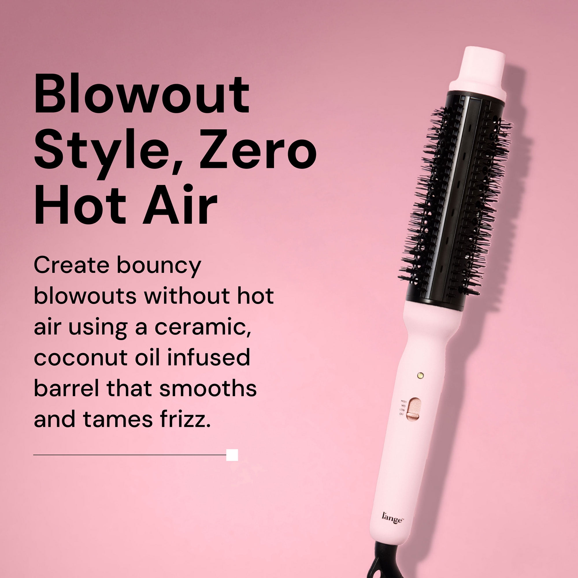 Lange Hair BouceBabe Thermal Ionic Round Brush 38mm Coconu