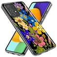 thumbnail image 2 of MUNDAZE Samsung Galaxy A71 4G Shockproof Clear Hybrid Protective Phone Case Blue Yellow Vintage Spring Wild Flowers Floral Cover, 2 of 5