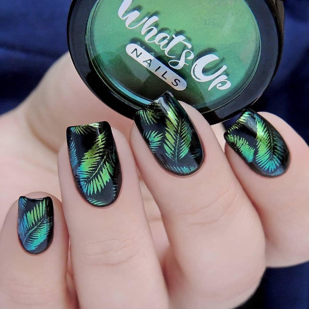 Whats Up Nails - Absinthe Powder Magic Color Shifting Pigment with Multi Chrome Mirror Effect