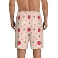 thumbnail image 4 of Lsque Strawberry Mens Sleep Pajama Shorts,Short Pajama Pants, Cotton Ultra-Soft Knit-XX-Large, 4 of 9