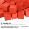 thumbnail image 3 of 50Pcs Wood Blocks for Crafts, 1 Inch Unfinished Wooden Cube Pine Wood Square Block for DIY Craft Projects, Orange, 3 of 6