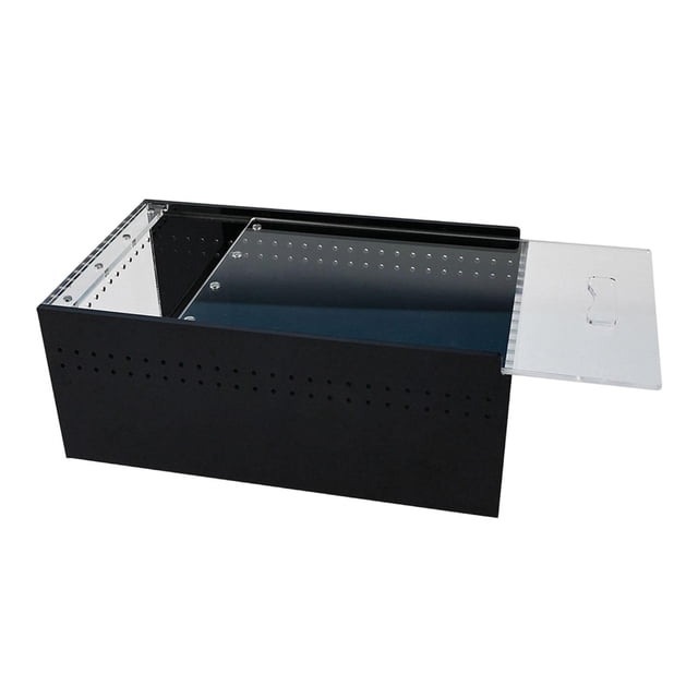 Terrario para reptiles, hábitat para mascotas, caja de cría de acrílico ligera y versátil, tanque para caracoles, y anfibios.