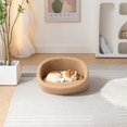 thumbnail image 5 of Cat Beds, Dog Sofa Bed With Solid Wood Frame, Memory Foam, Cashmere Cover, Anti Scratch And Waterproof Pet Sofa For Living Room, Bedroom, Apartment, 5 of 9