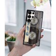 thumbnail image 5 of WIRESTER Shockproof Soft Rubber Cover Case for Samsung Galaxy S25 Ultra 6.8" 2025, Retro Clear Cassette Tape Hip Hop, 5 of 5