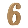 thumbnail image 1 of Unfinished Wooden Alphabet Letters for Customizable Wall and Standing Sign Board Home Party Craft Projects, 1 of 6