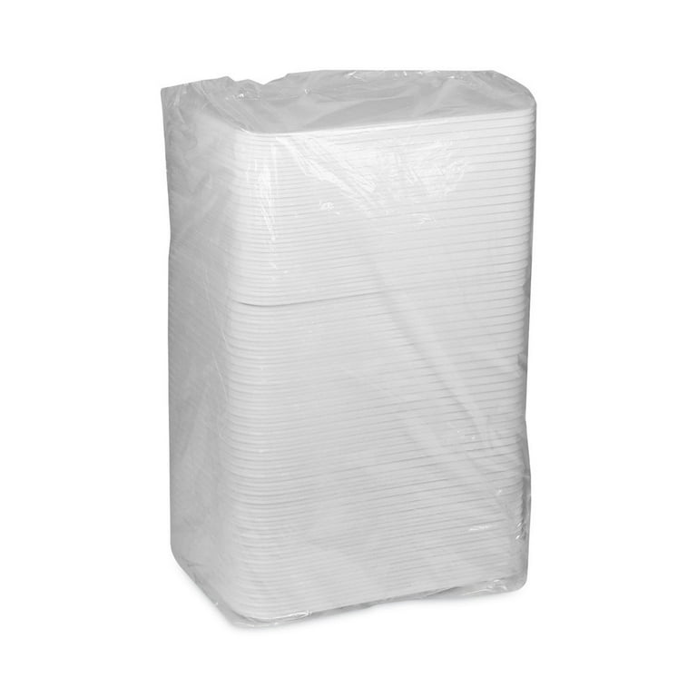 Supermarket Tray, #1216, 16.25 x 12.63 x 0.63, White, Foam, 100/Carton Supermarket Tray, #1216, 16.25 x 12.63 x 0.63, White, Foam, 100/Carton