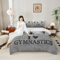 thumbnail image 4 of Castle Fairy 3-Piece Full Gymnast Dance Bedding Comforter Set, 4 of 8