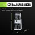 thumbnail image 2 of TRU Conical Burr Grinder - Precision Coffee Bean Grinder with 30 Grind Settings - Adjustable Grind Time & Digital Countdown - 20 oz Bean Hopper for Espresso & Drip Coffee, 2 of 7