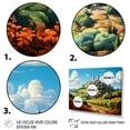 thumbnail image 3 of Designart "San Gimignano in Italy I" Landscapes Wall Art Living Room, 3 of 5