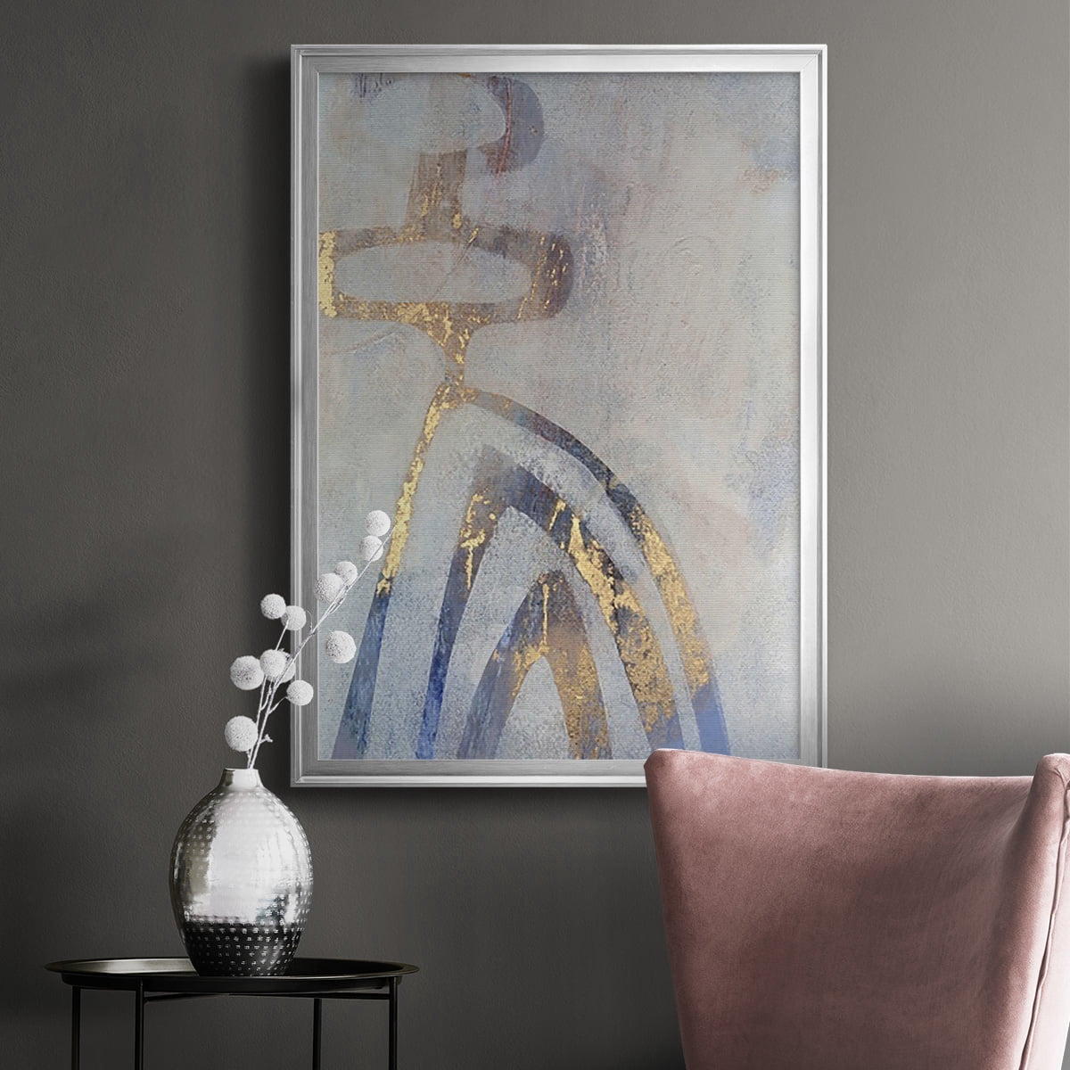 Linx III Premium Framed Print, in Gold, Black, or Silver - Ready to Hang
