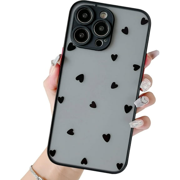iPhone 14 Pro Max Case Cute Girly Women Heart Slim Thin Protective Shockrpoof Phone Cases Camera Protection Phone Case for iPhone 14 Pro Max 6.7 INCH
