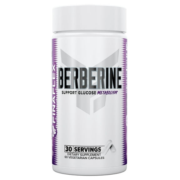 Berberine by FinaFlex: All-Natural Weight Management Formula to Support Glucose Metabolism, 30srv