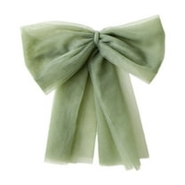 HomeDM 9.06"x11.8" Christmas Bows for Xmas Tree Topper Decor Merry Christmas Wreath Bows Green Bows for Front Door Wall Backdrop Birthday Wedding Party Decorations