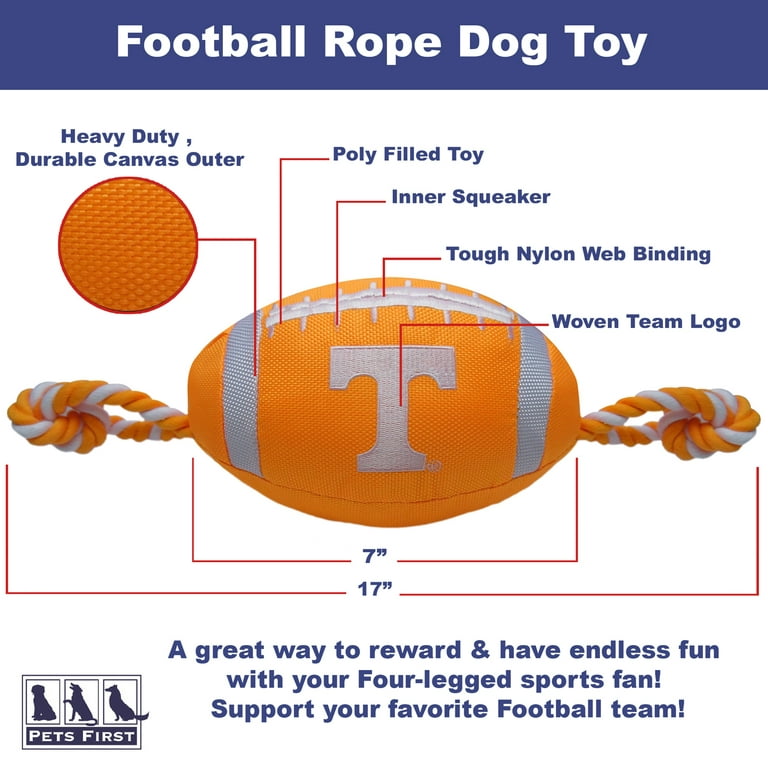 NCAA Louisville Cardinals Nylon Football Dog Toy