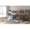 thumbnail image 3 of Gray Double Full Size Over Twin Trundle Bunk Bed, 3 of 8