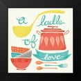 thumbnail image 2 of Urban, Mary 12x12 Black Modern Framed Museum Art Print Titled - A Ladle of Love, 2 of 5