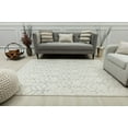 thumbnail image 5 of Mason Brooks Ryder KN30C Illuminated Ivory Moroccan Tribal Ivory Area Rug, 8'3"X10'0", 5 of 8