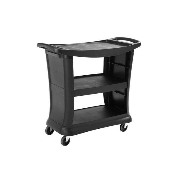 Carro De Servicio Línea Executive Rubbermaid 136 Kg, Negro Rubbermaid FG9T6800BLA