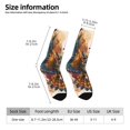 thumbnail image 2 of Cauagu Colorful Owl Tattoo Art Print Crew Socks for Women and Men,Adult Athletic Running Socks 1-Pair Sports Socks Work Gear Socks with Moisture Wicking, 2 of 6