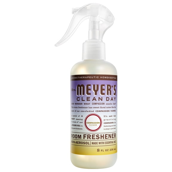 Mrs. Meyer’s Clean Day Room Spray, Compassion Flower Scent, 8 Fl Oz Bottle
