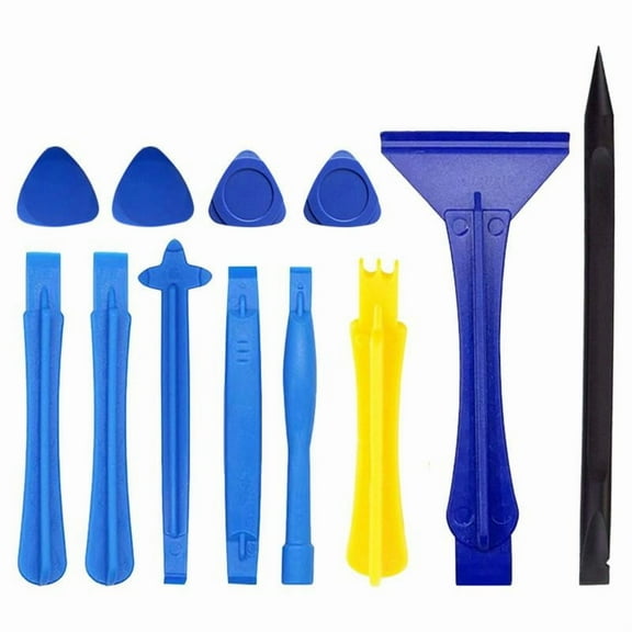 HPQ 12-in-1 Universal Plastic Spudger & Pry Tool Set – Mobile Phone, Tablet & Laptop Screen Opening Repair Kit for iPhone & Electronics.