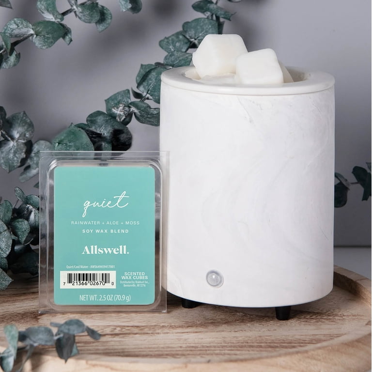 Allswell 6 Cube Wax Melts, Quiet ( Rainwater+Aloe+Moss). 2.5oz