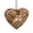 1 heart-shaped bird Nesting+1 Blended hemp silk, variant on Refillable Handmade Fiber Bird Nesting Heart with Natural Jute and Hemp Fiber for Hummingbirds and Chickadees Winter Refuge and Hanging Garden Outdoor Decor
