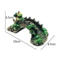 thumbnail image 2 of Aquarium Resin Bridge Landscape Tank Ornaments Fish Pavilion Tree Decorate, 2 of 8